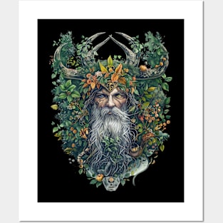 Wiccan pagan god Posters and Art